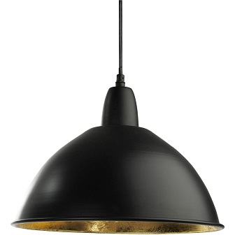 LAMPA WISZĄCA CLASSIC CZARNY/ZŁOTY 35 CM